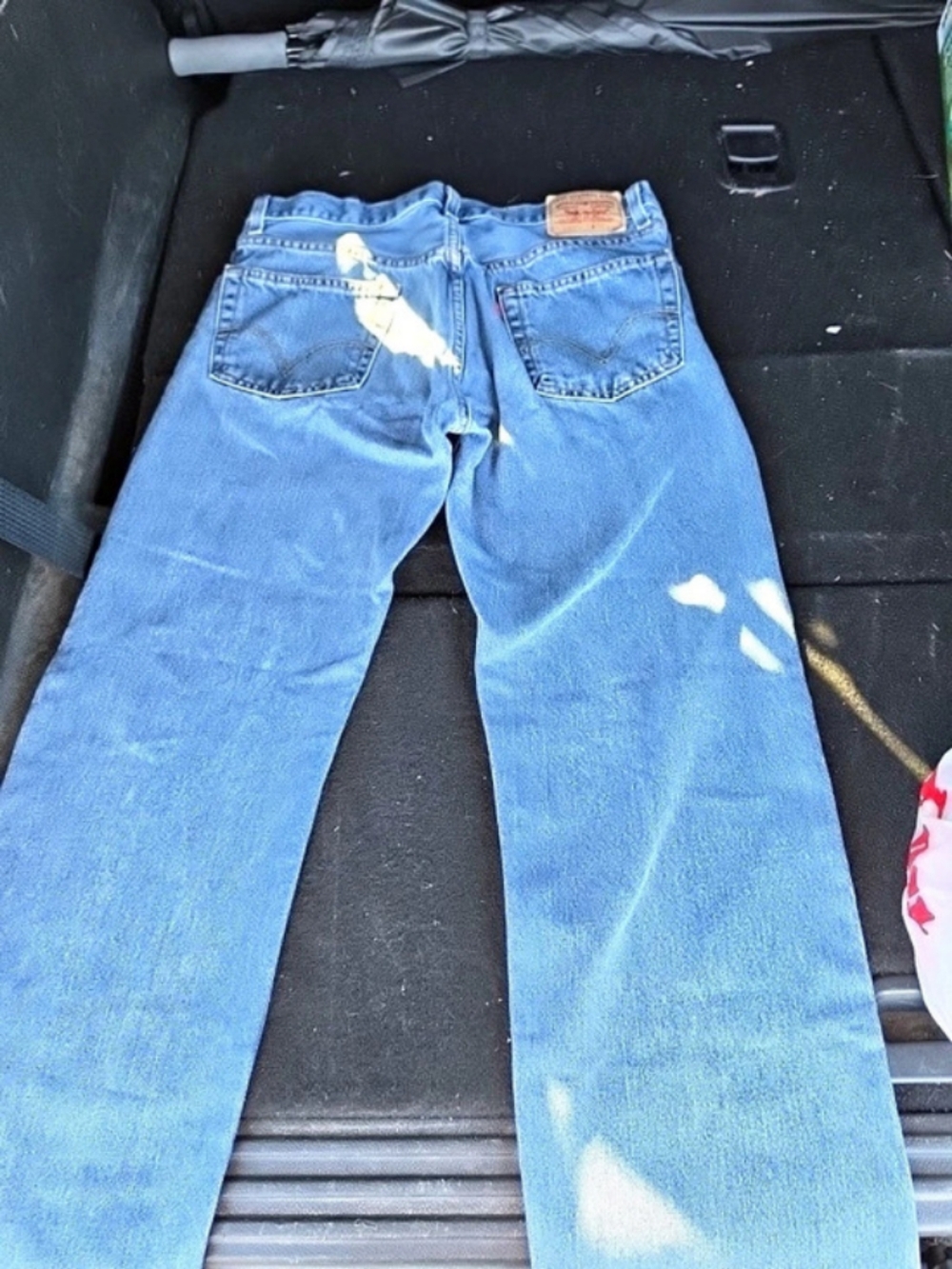 Levi's 505 Regular Fit Jeans Regular Fit Straight Leg Jeans Waist 35